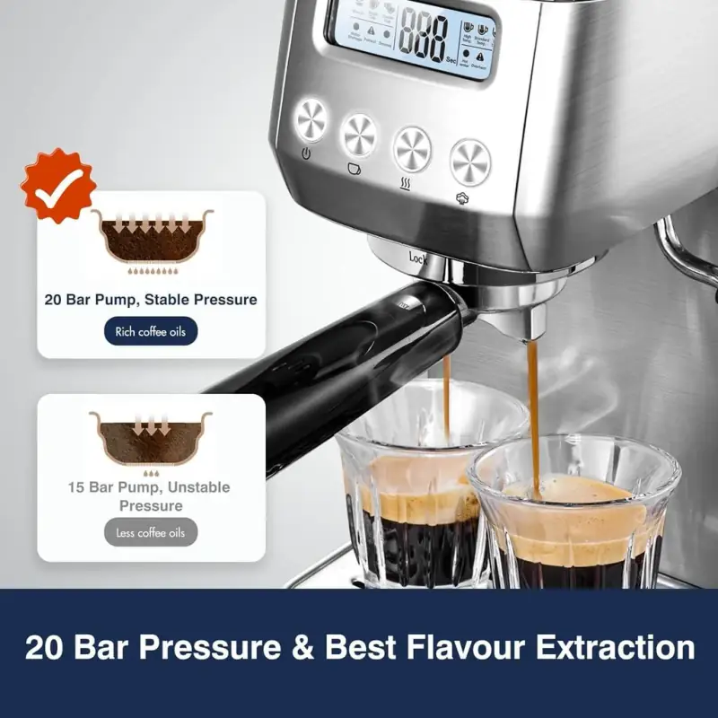 AMZCHEF 20-Bar Espresso (EM3131) espresso machine